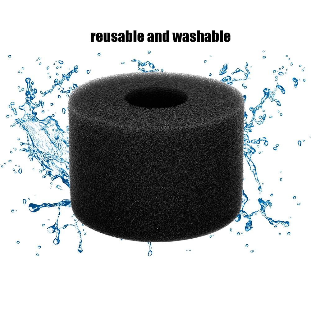 Waschbarer Poolfilter Wiederverwendbare konzentrische Schwammsäule für Schwimmbecken