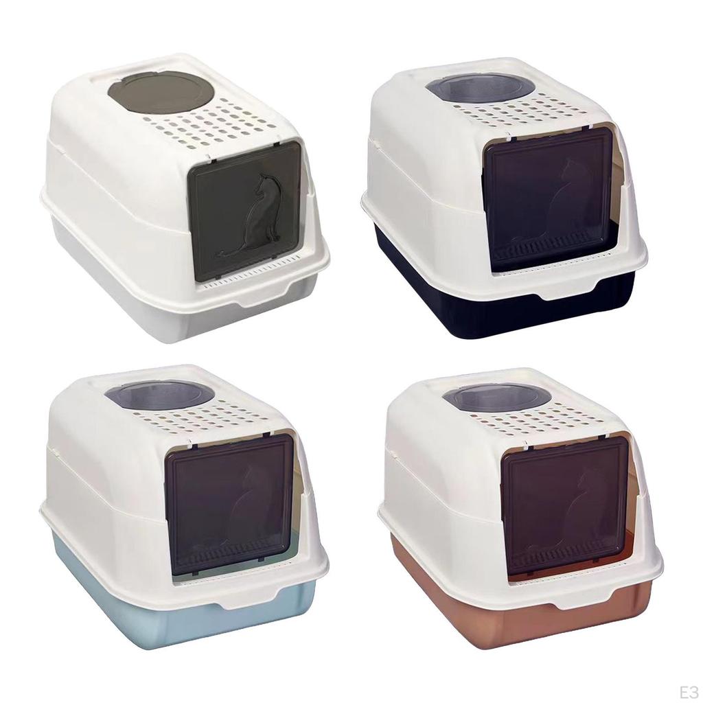 Cat Litter Tray for Kittens with Detachable Pan Indoor Use