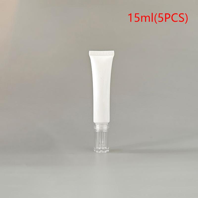 10Ml/15Ml /20Ml Soft Empty Hose Tube 5Pcs Travel Portable Eye Cream Tubes Cosmetic Container Empty Gel Dropper Tubes