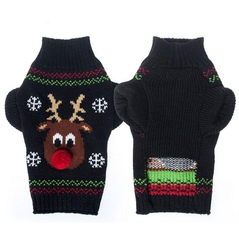 Lovely Pet Dog Warm Jumper Sweater Halloween Christamas Theme Xmas Clothing Puppy Cat Kintwear Costu