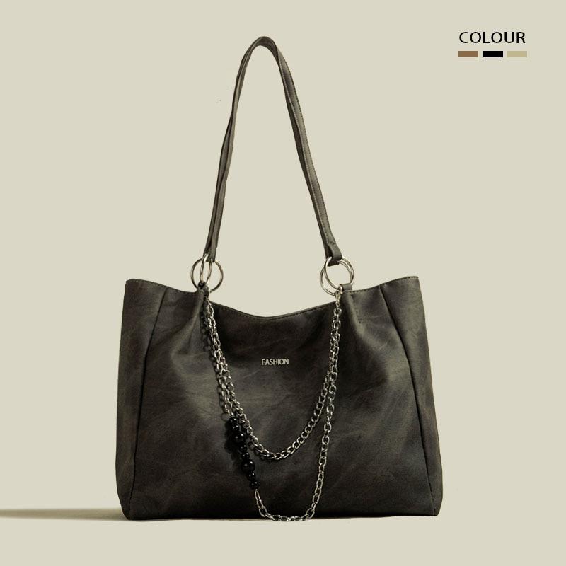 Premium chain commuter tote bag large-capacity bag women's versatile new simple shoulder bag