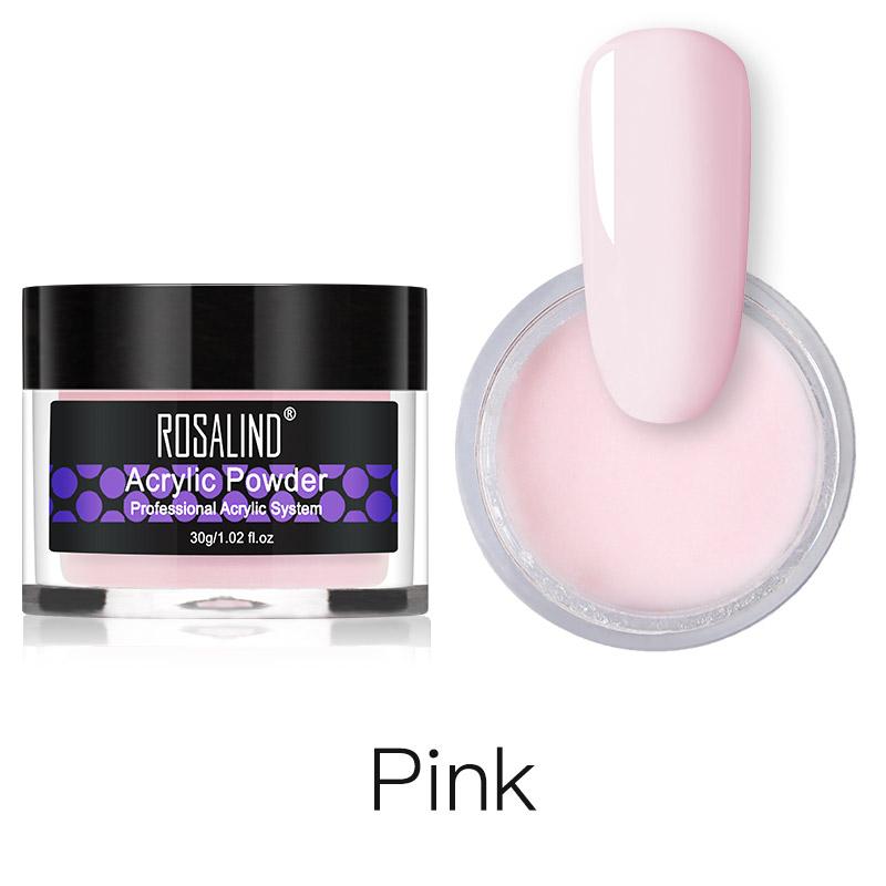 ROSALIND Acrylic Liquid & Powder Crystal Nail Polymer Nail Art Tips Builder Sculpture Nail Polish