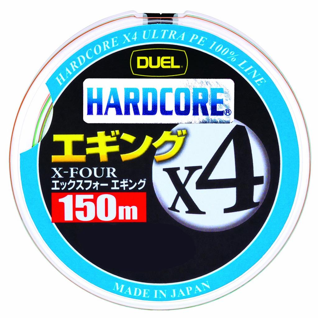 DUEL Hardcore X4 PE Line for Size 10m x Marking H3287 Eging, 150m, 1.2, 3-Color System,