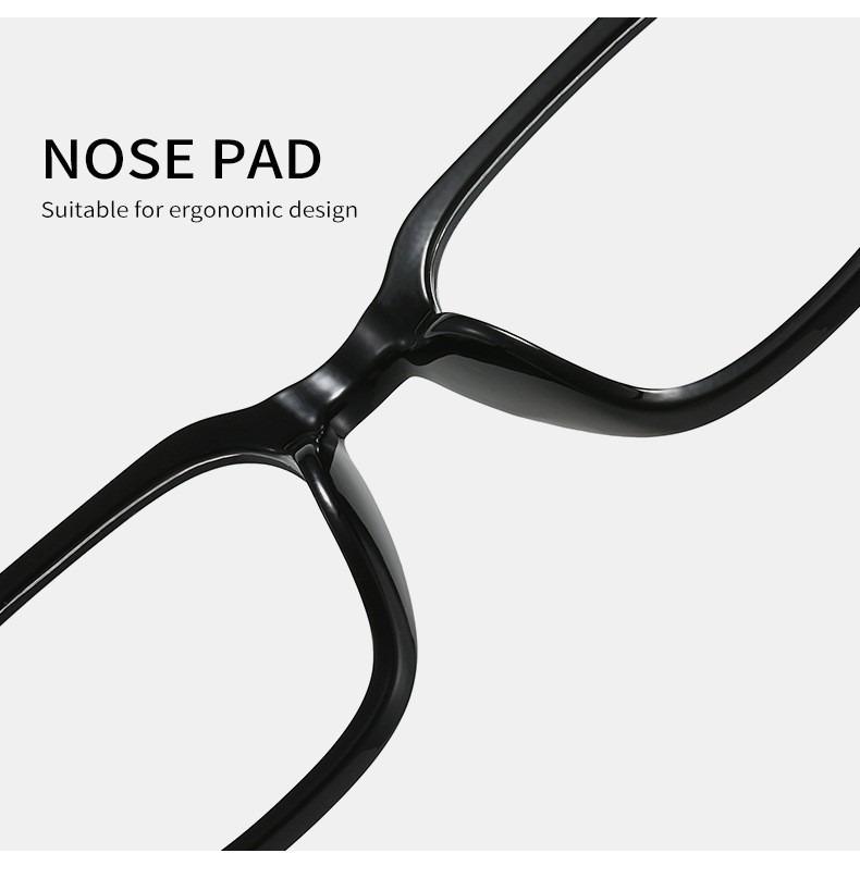 2PCS Square Rivet Stylish Anti Blue Light Eyeglasses for Daily Commute Stylish Eyeglasses|Riveted Frame Design|Lightweight Design Glasses
