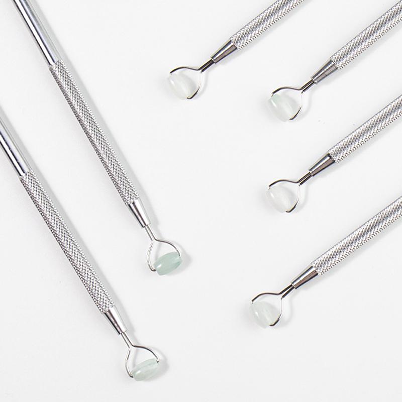 Blackhead Spatula Blackhead Remover Tweezers Pimple Popper Tool Acne Needle Removing Treatment Comedone Facial Cleaner Skin