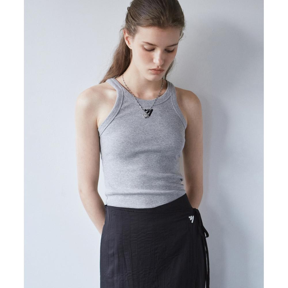 

NICKNICOLE NNC MINIMAL SLEEVELESSGRAY