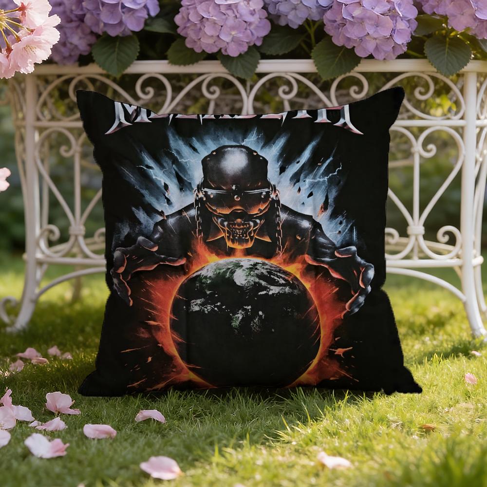 Band M-Megadeths Cushion Cover Home & Car Dual-Scene Pillow Cover: Reversible for Premium Comfort