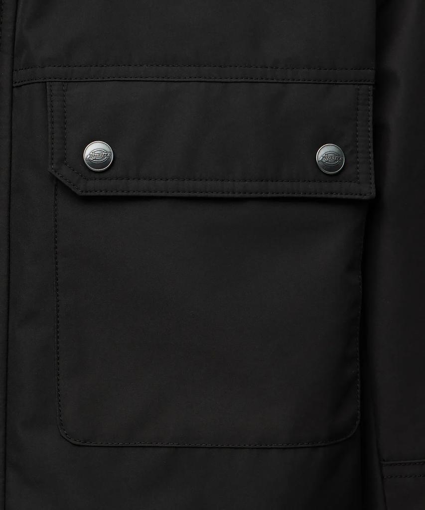 Dickies Cover Hip Hooded Padded Mix Media Jacket Black