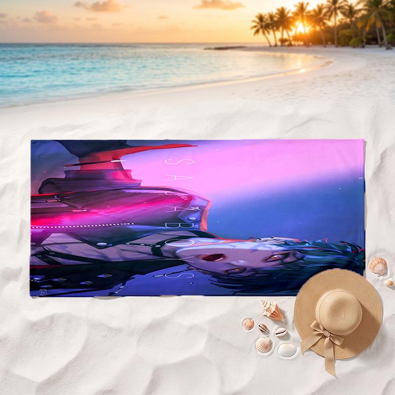 Saja Soft and Comfortable Beach Towel Perfect for Vacations and Poolside Use an Ideal Gift for Summer Holidays