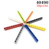 30Pcs/lot 40490 High-Tech 1x9 Holes Liftarm MOC Building Blocks Parts Assembles Car Particles DIY Educational Bricks Kids Toys