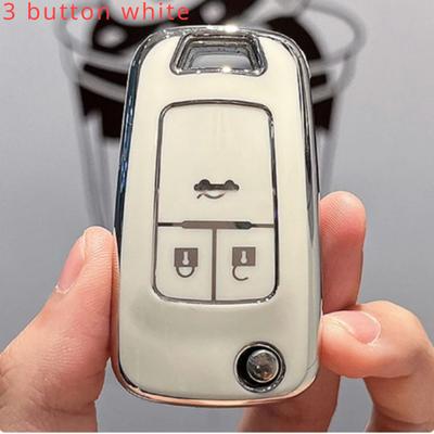 For Chevrolet Cruze Aveo Trax Opel Astra Corsa Meriva Zafira Antara J for Buick TPU Car Remote Key Case Cover Shell Fob