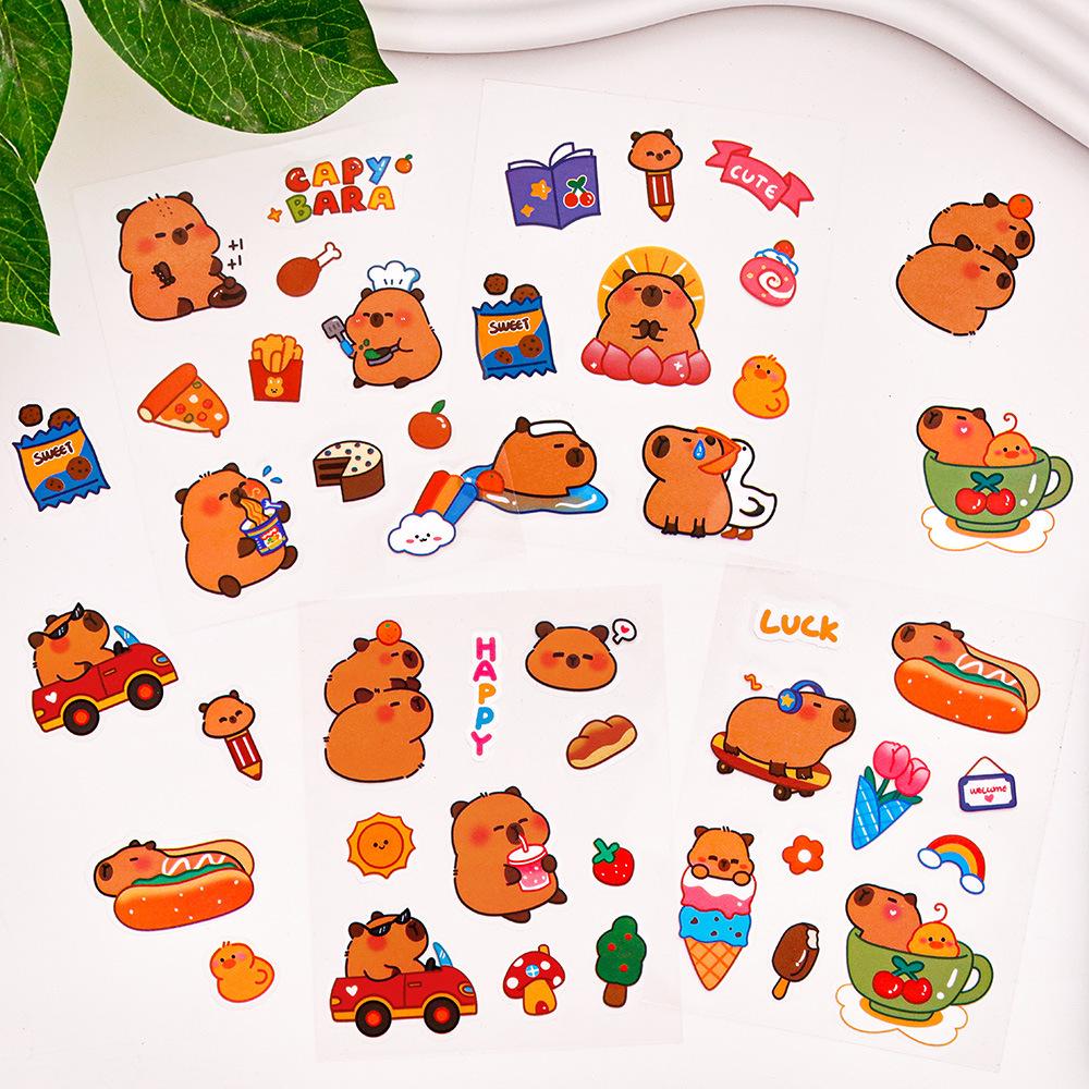 Capybara Keychain - Cute DIY Stationery Gift for Student Graduation or Children's Reward