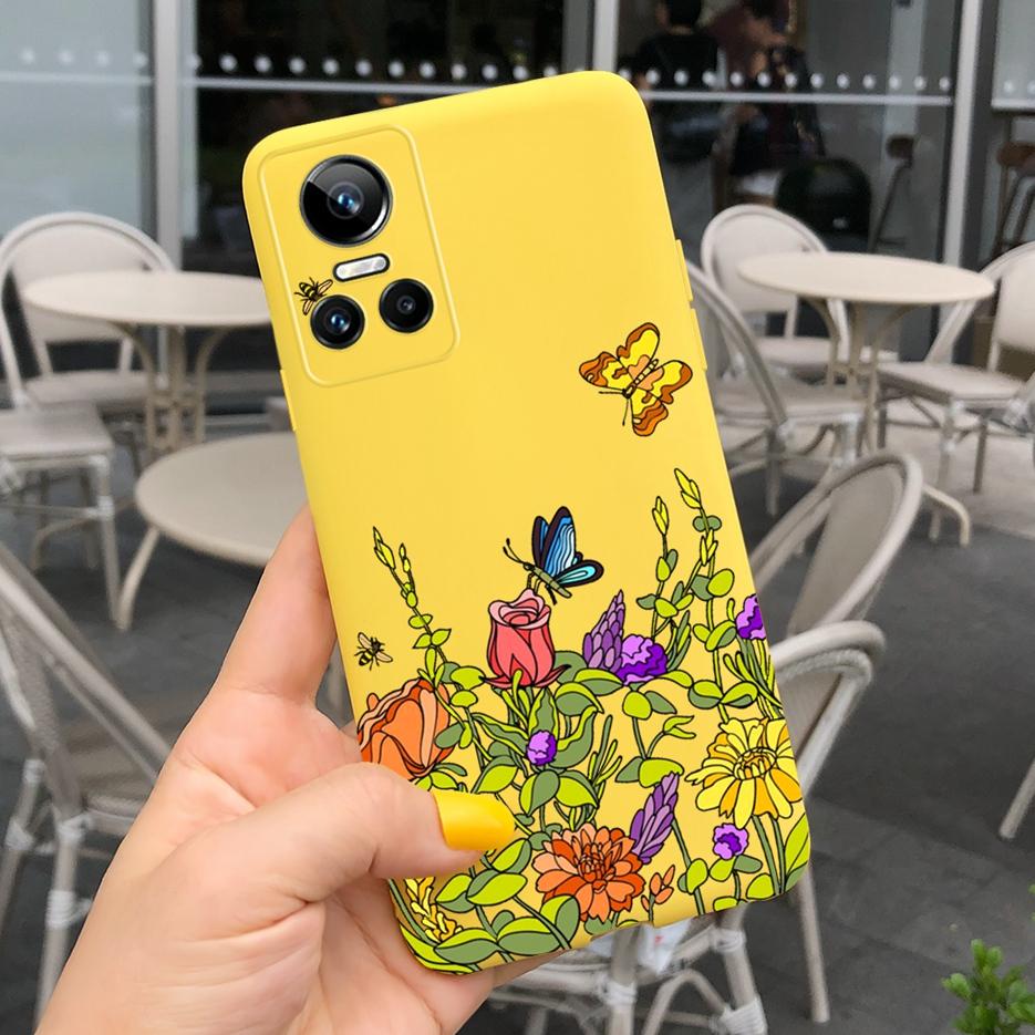 For Realme GT Neo 3 Case Colorful New Fashion Art Painted Cover For Oppo Realme GT Neo 3 80W / Neo3 150W Soft Slim Fundas Bumper