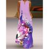 New Sleeveless Dress Summer Long Pear Shapes Belly Covering Silm Slim Looking Yes, Elegant V-neck Dress