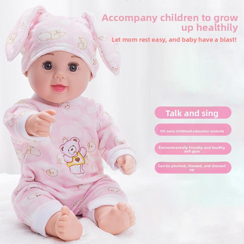 50 cm Simulering Babydukke Leke Myk Silikon Falsk Dukke Jentedukke Leke for Barn Gave