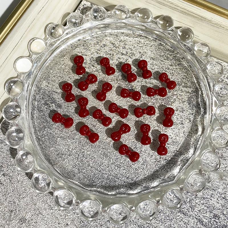 60/90/120 Pcs Resin Bow Nail Art Accessories Kawaii Girl Anime Cartoon Nails Assembly Diy Beauty Manicure Decor