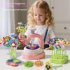 DIY Fabric Flower Bouquet Craft Kit Eco-Friendly Material Handmade Art Toy No Odor for Kids Home Art Project Festival Gift