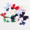 2,5 cm Polyester mit Schwalbenschwanz-Wickelbund Schleife DIY Handgefertigte Blume