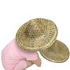 Bamboo Hat Asian Hat Chinese Hat Conical Hat Rice Farmer Hats HandWoven Adult Travel Straw Hat Coolies Hat