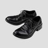 Youth Catwalk Pointed Casual Model Wizard Niche Head Thick Sole Height Men and Women Fashion Couple Derby Leather Shoes