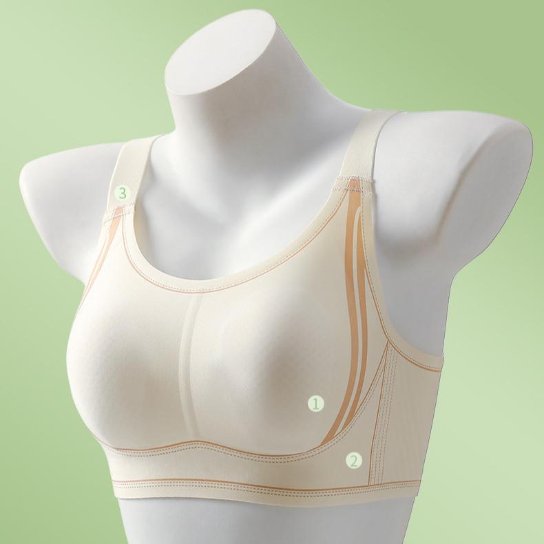 Seamless Lingerie Women's Thin Frameless Bra Strapless Bra Anti-glare Rabbit Ear Cup Vest Style Bra Push Up Bra