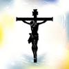 Vintage Metal Wall Cross Christian Iron Sculpture Church Home Faith Decor Gift