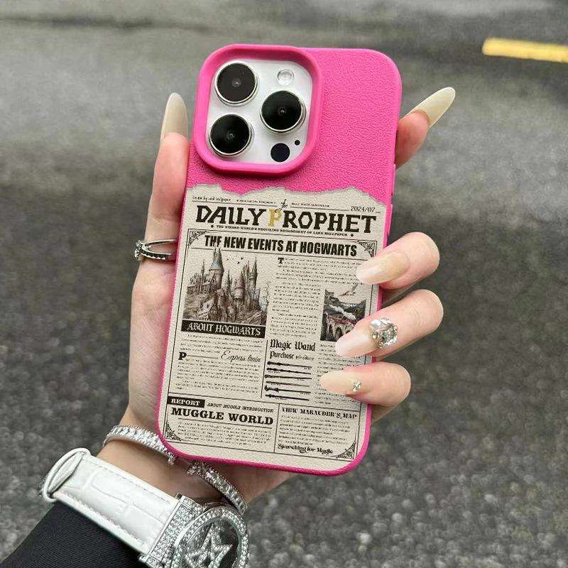 For Apple 16promax Mobile Phone Case New for IPhone15 Advanced 14pro Anti-fall 13 Newspaper 12/11
