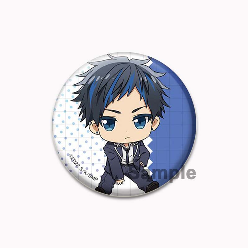 32/44/58mm Round Anime SASAKI and MIYANO Enamel Pins Handmade Brooch Cartoon Cosplay Badge On Backpack Jewelry Accessories Gifts