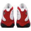 Jordan Air Jordan 13 Slip Resistant Abrasion Resistant Mid Top Vintage Basketball Shoes Unisex White Red 414571-102