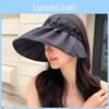 Summer Wide Brim Sun Hat With Foldable Design For Women Outdoor Sun Protection