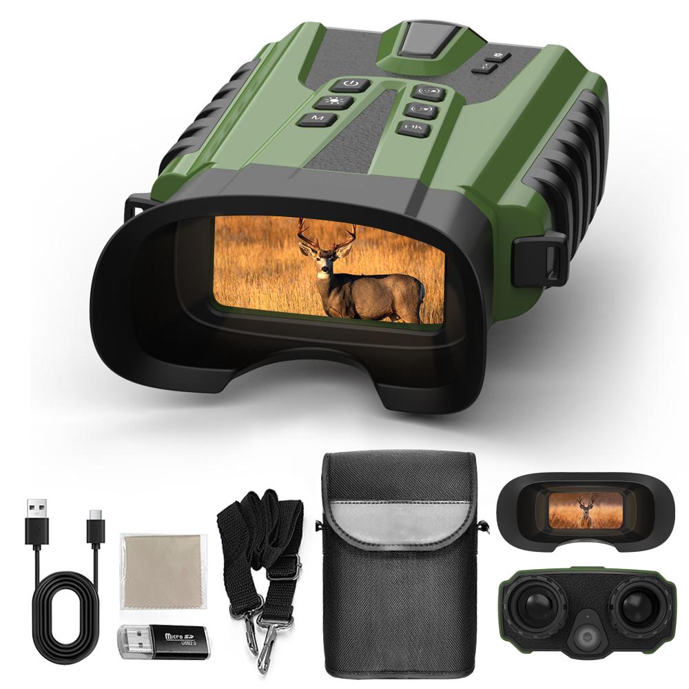 

DT49 8X Zoom Digital Infrared Night Vision Binocular Telescope for Hunting Camping Professional 300M Night Vision Device зелений
