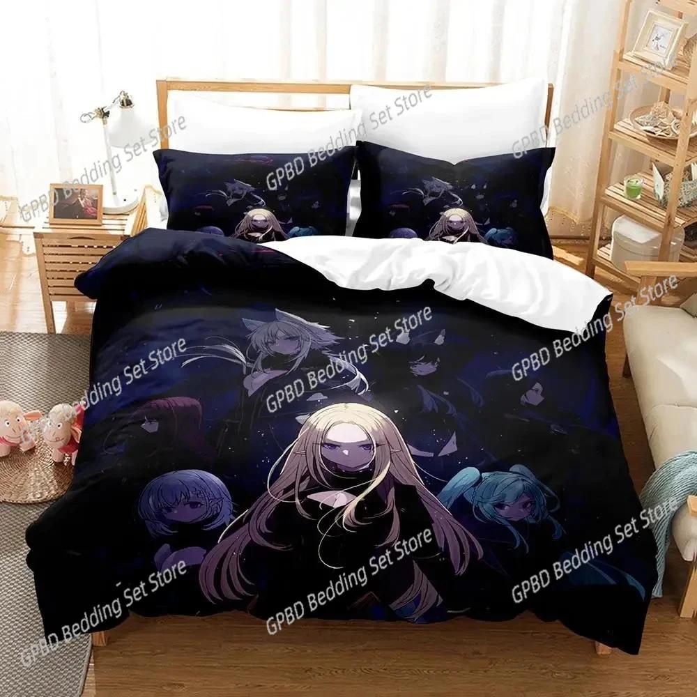 Anime Eminence In Shadow Beding Set 3D Printed Suitable for Bedrom Soft Duvet Cover Set With Pilowcases Children Kids Home Textile