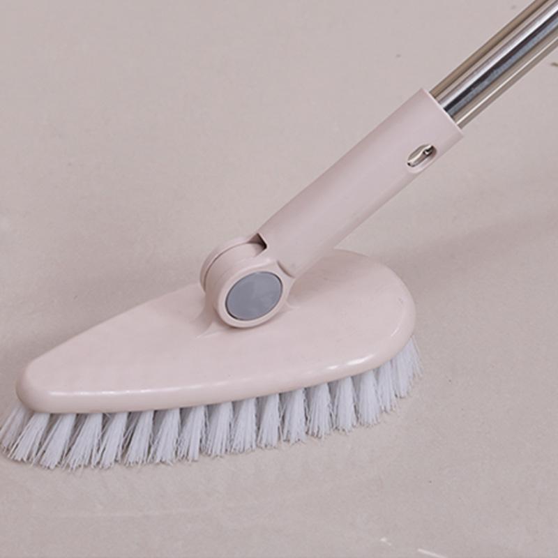 Toilet Cleaning Brush Bathroom Cleaning Accessories Portable Toilet Brush Corner Brush Long Handle Tub Shower Tile Cleaning Tool