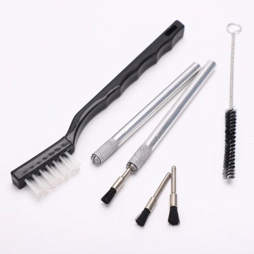 17/23Pcs Storage Case Spray Nozzle Cleaning Brush Set Airbrush Airbrush Maintenance Kit  Air Tools