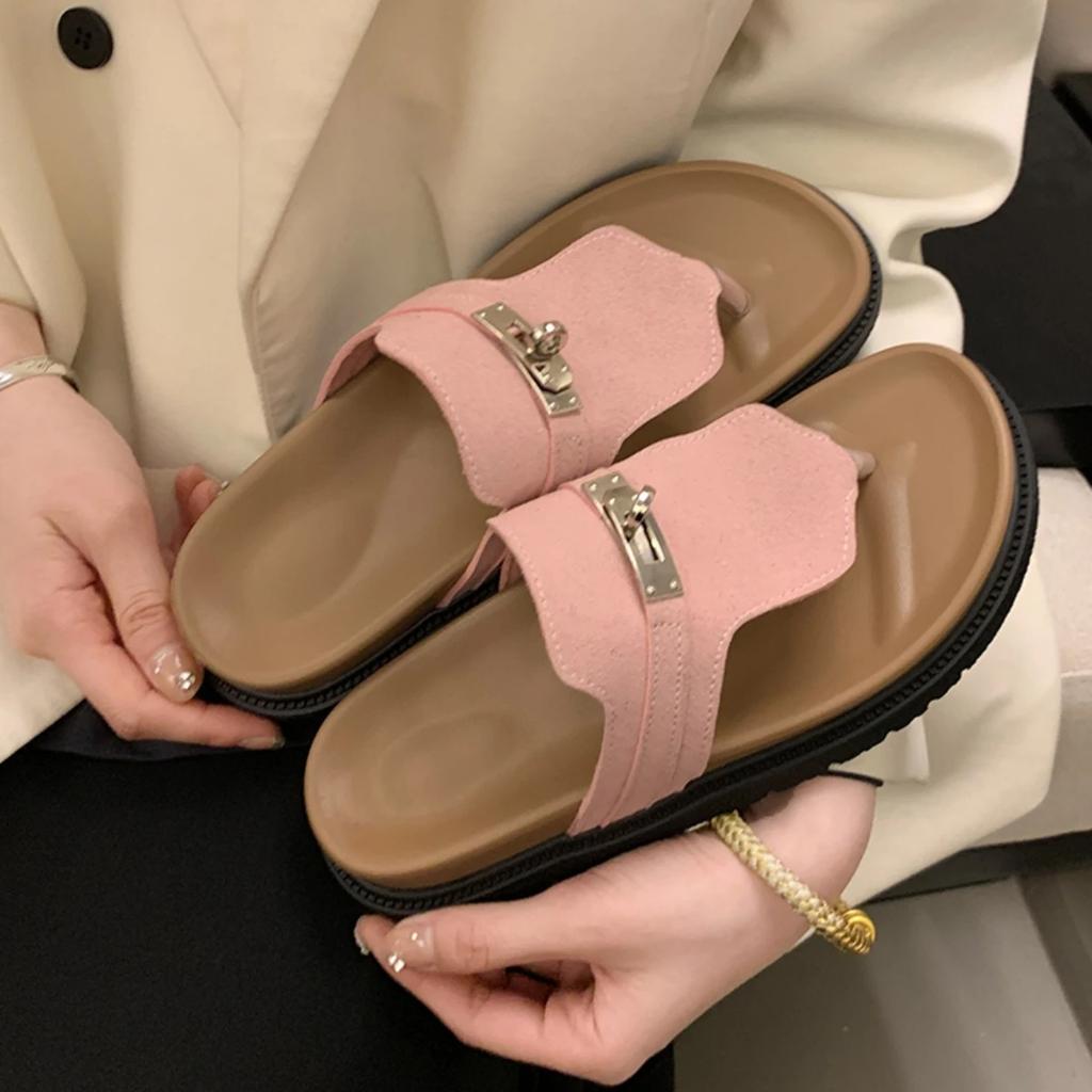 Fashion Women Slippers Flats Sandals Summer Shoes 2025 New Casual Trend Woman Flip Flops Sport Slingback Shoes Slides Mujer Sandalias