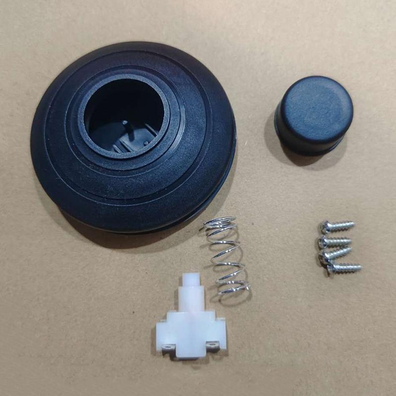 317 Round Foot Pedal Switch 7cm 3 Colors Black White Transparent Inline Cord Switch For Desk Lamp Lighting Adapter
