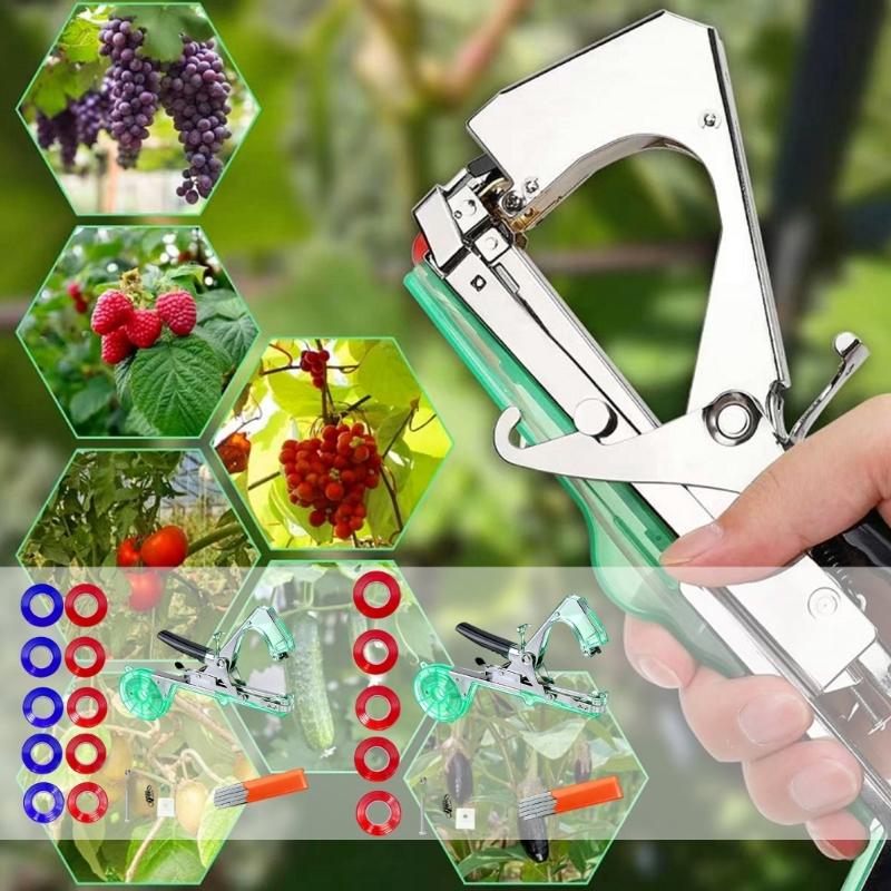 Manual Plant Tying Tool with Straps for Versatile Use in Gardens and Farms Durable Construction Vine Binding Tool