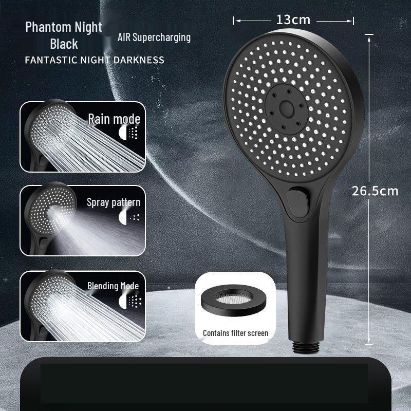MDNG Three-Mode Pressurized Shower Head