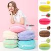 Macaron Shape Plush Cushion Round Cake Pillow Sofa Home Decoration Cushion Soft Plush Doll Photo Props