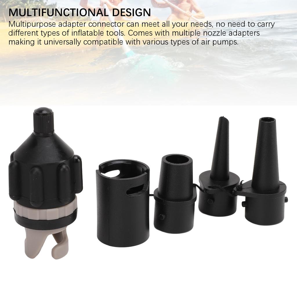 Luftpumpe Ersatzdüsen Nylon Auslaufsicher Aufblasbare Pumpenköpfe für Luftbett Luftmatratze Schwimmring Aufblasbarer Pool