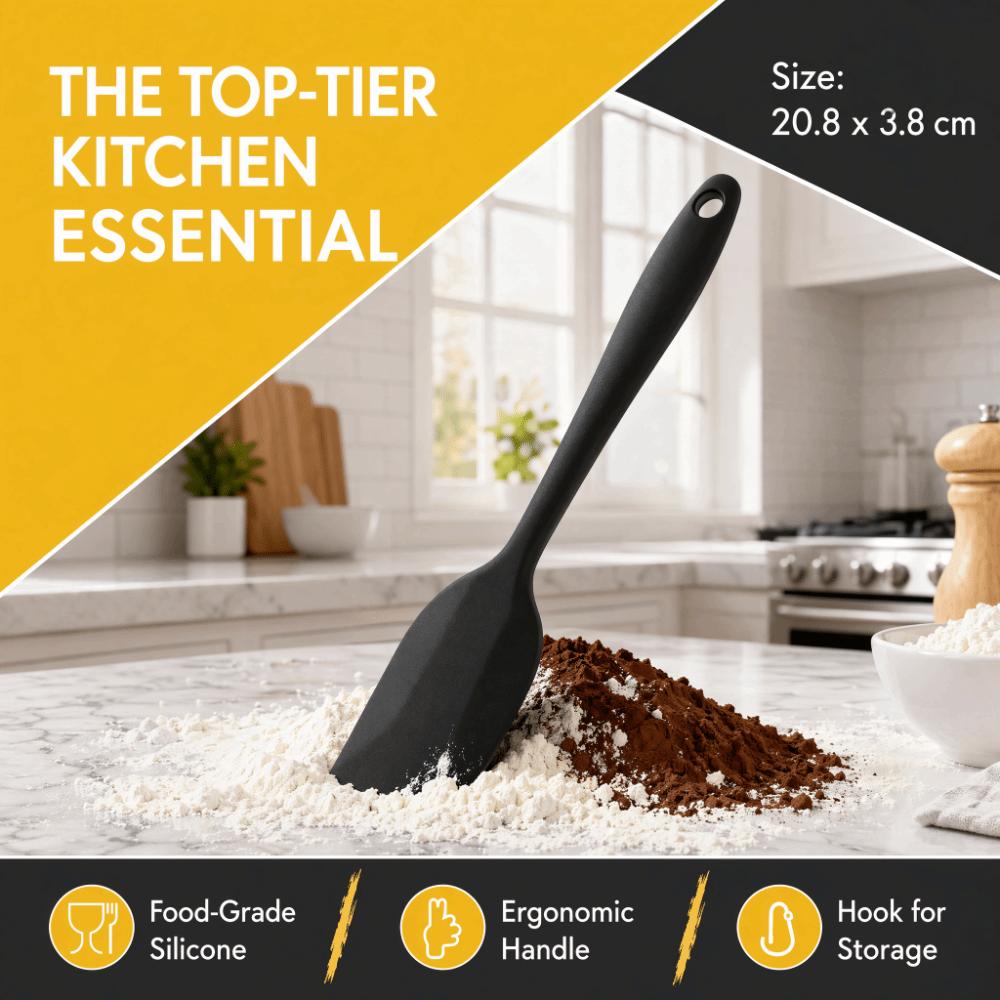 Heat Resistant Cold Resistant Silicone Kitchen Spatula Baking Scraper Home Restaurant Hotel