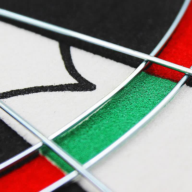 Double-Sided Flocked Dartboard Set