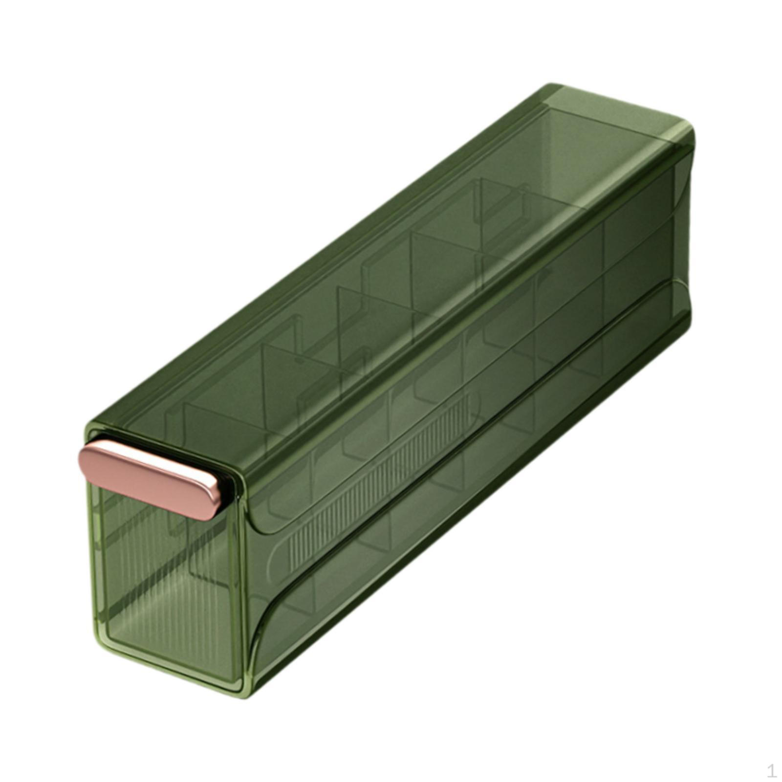 

Hanging Storage Container Dustproof Drawer System Easy Assembly Closet Organizer for Bedroom зелений