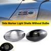 2PCS No Bulb Car Front Side Marker Turn Signal Lamp Housing Covers For Mini Cooper R50 2002-2006 R52 2004-2008 R53 2002-2006