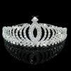 Blendende Rhinestone brudeprinsesse bryllup Tiara Crown Party Prom smykker gave