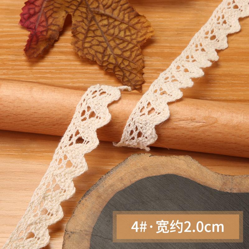 Hollow Lace Handmade Diy Decorative Lace Strap Clothing Clothes Tablecloth Curtains Fabric Material Cotton Thread Lace Edge