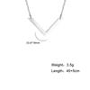 Geometric Round Heart Choker Necklace for Women Stainless Steel Minimalist Simple Clavicle Neck Chain Jewelry