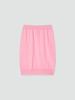 TINKNIT Frill Hem Cotton Knit Skirt_Pink