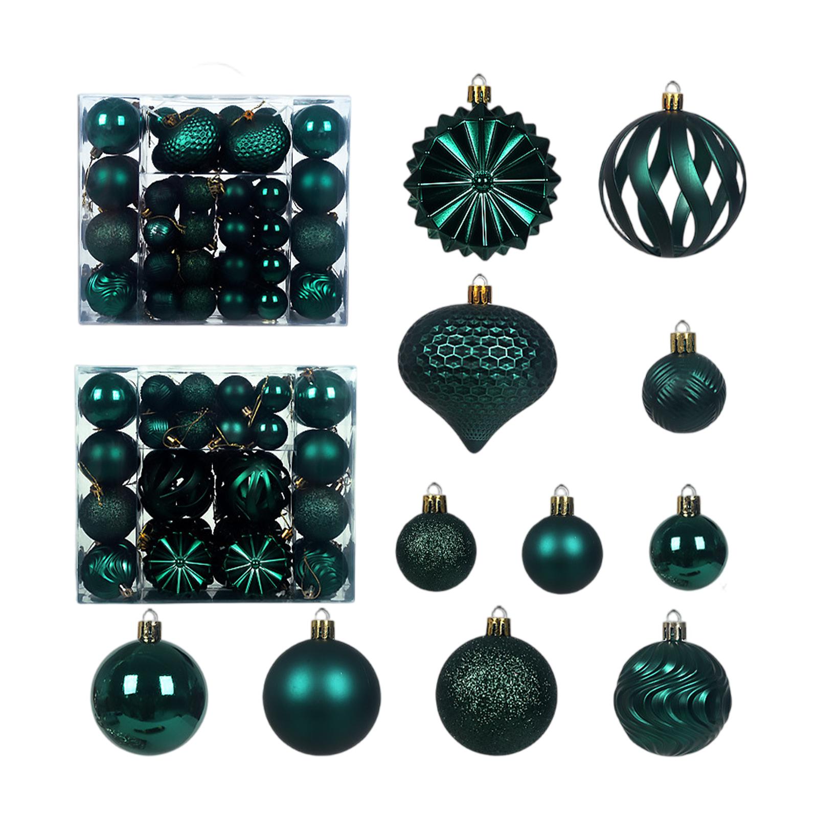 

Christmas Ball Set Of 48pcs, 468cm Irregularly Shaped, Shiny Balls, Christmas Decorations. One Size