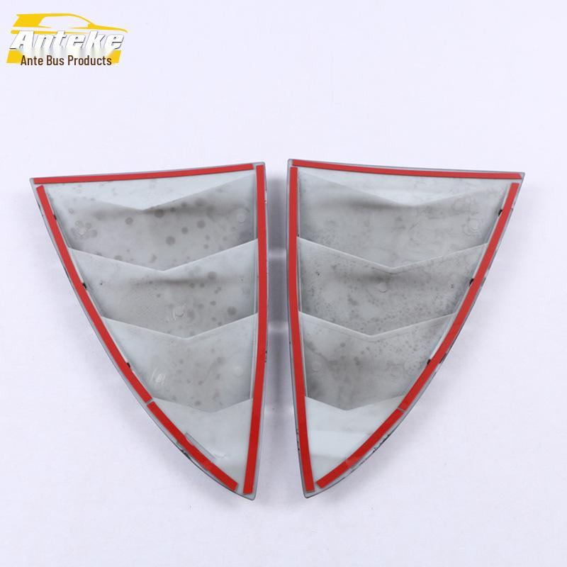 19 Model 3 Rear Window Louver Decorative Panel - Anti-Scratch Side Accessory